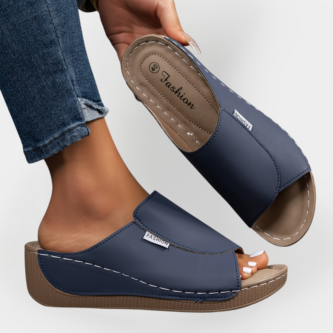 Orthopedic Leather Sandals Liora Lane Boutique