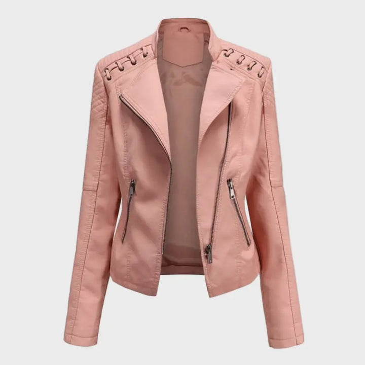 Ruby Edge Leather Jacket Jasmine's Boutique Australia