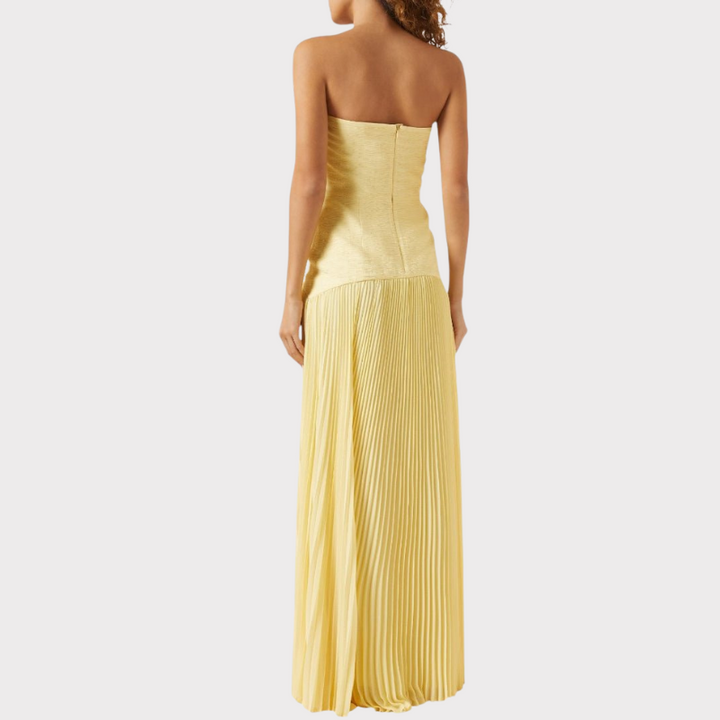 Deia | Flared Sleeve Mesh Maxi Dress Liora Lane Boutique
