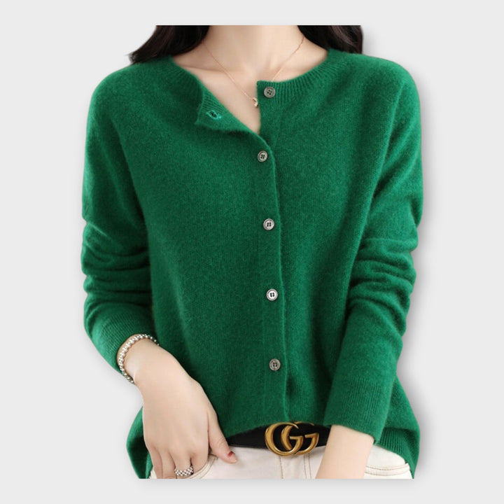 Elegant Buttoned Cardigan Liora Lane Boutique