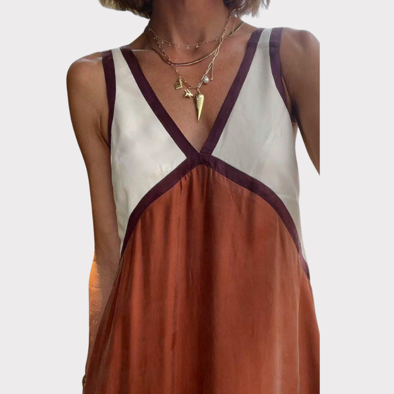 Diamond | Lightweight V-Neck Maxi Dress Liora Lane Boutique