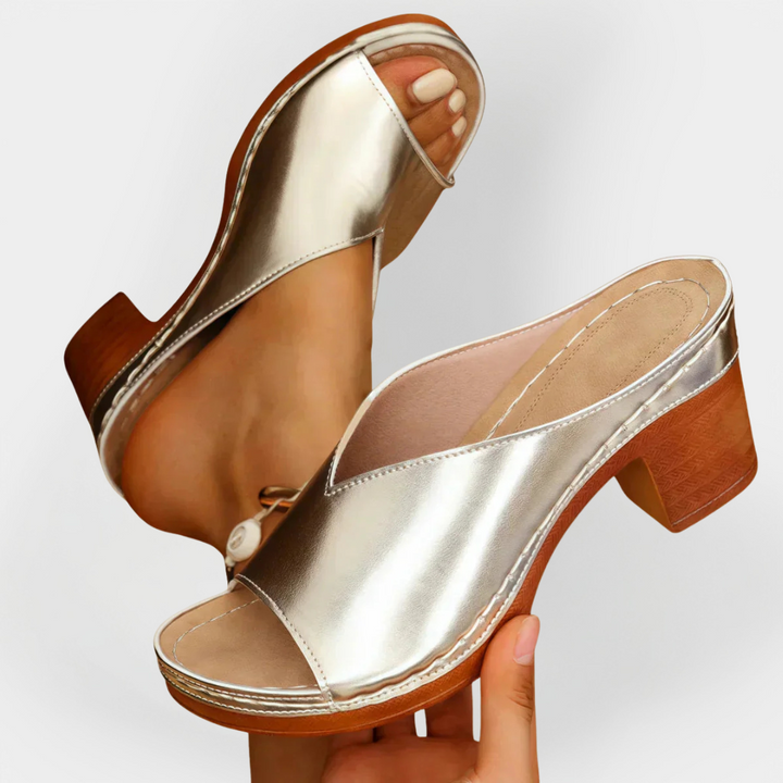 Orthopedic Sandals with Thick Heel Liora Lane Boutique
