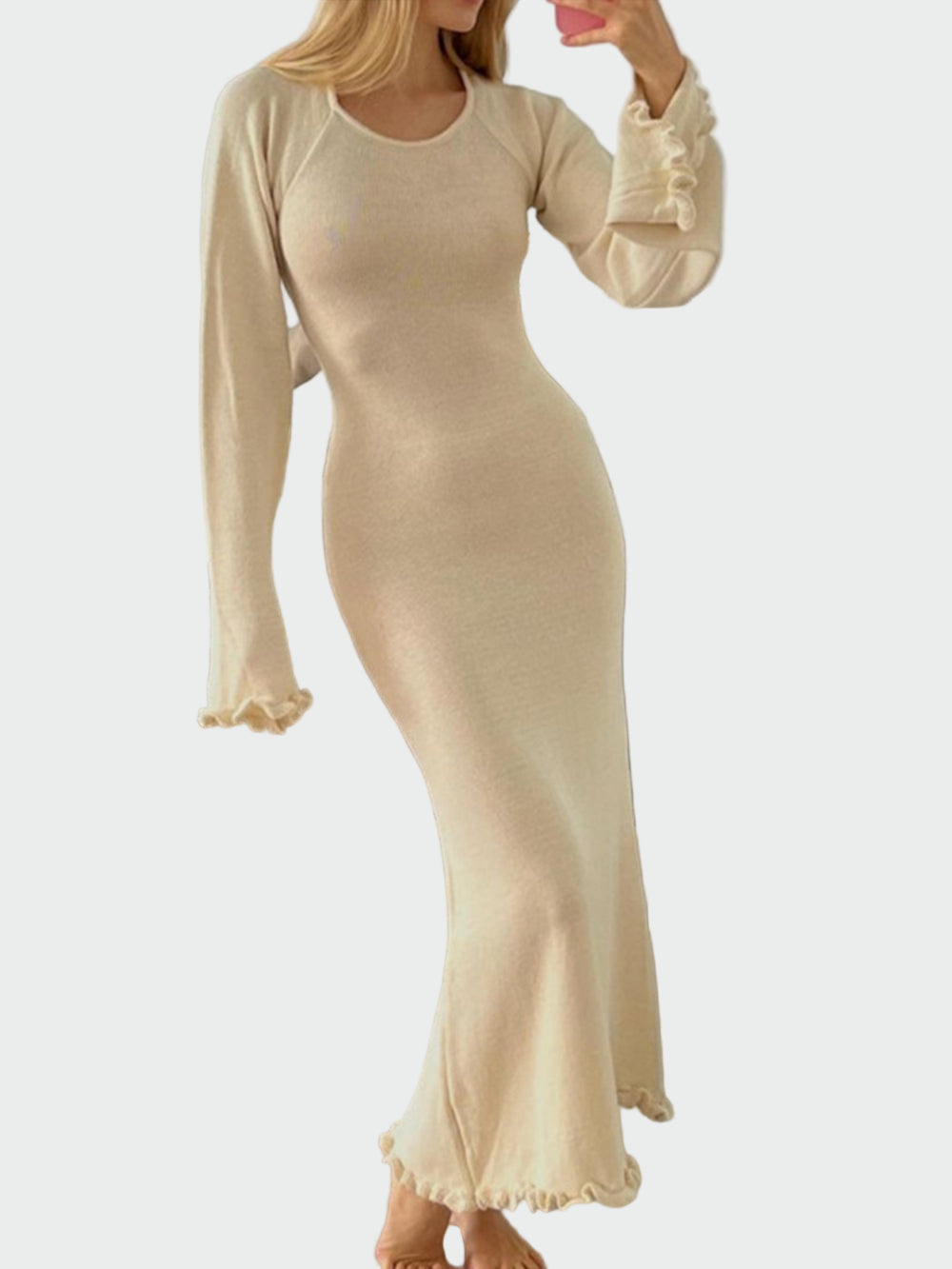 Solid Backless Maxi Dress Jasmine's Boutique Australia