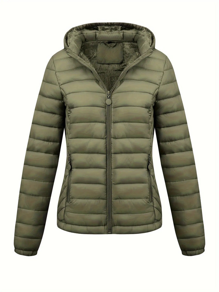 Amber Glow Puffer Jacket Jasmine's Boutique Australia
