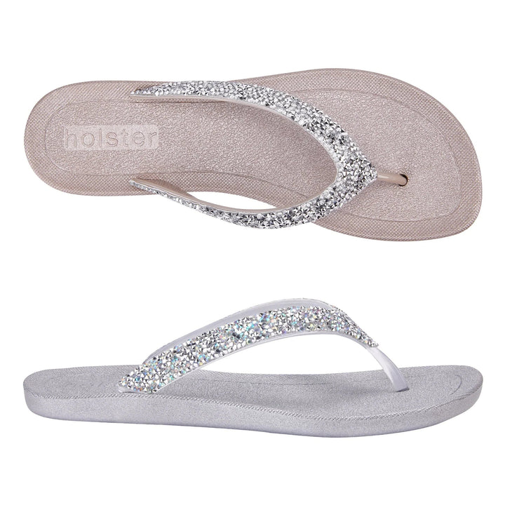 Sparkle Glow Flip Flops Jasmine's Boutique Australia