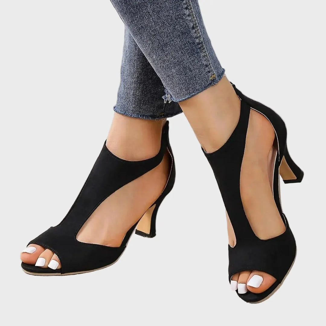 Seraphine Peep-Toe Elegance Heels Jasmine's Boutique Australia
