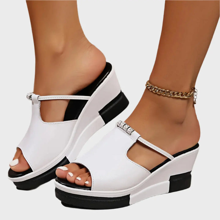 Sleek Comfort Wedge Sandals Jasmine's Boutique Australia