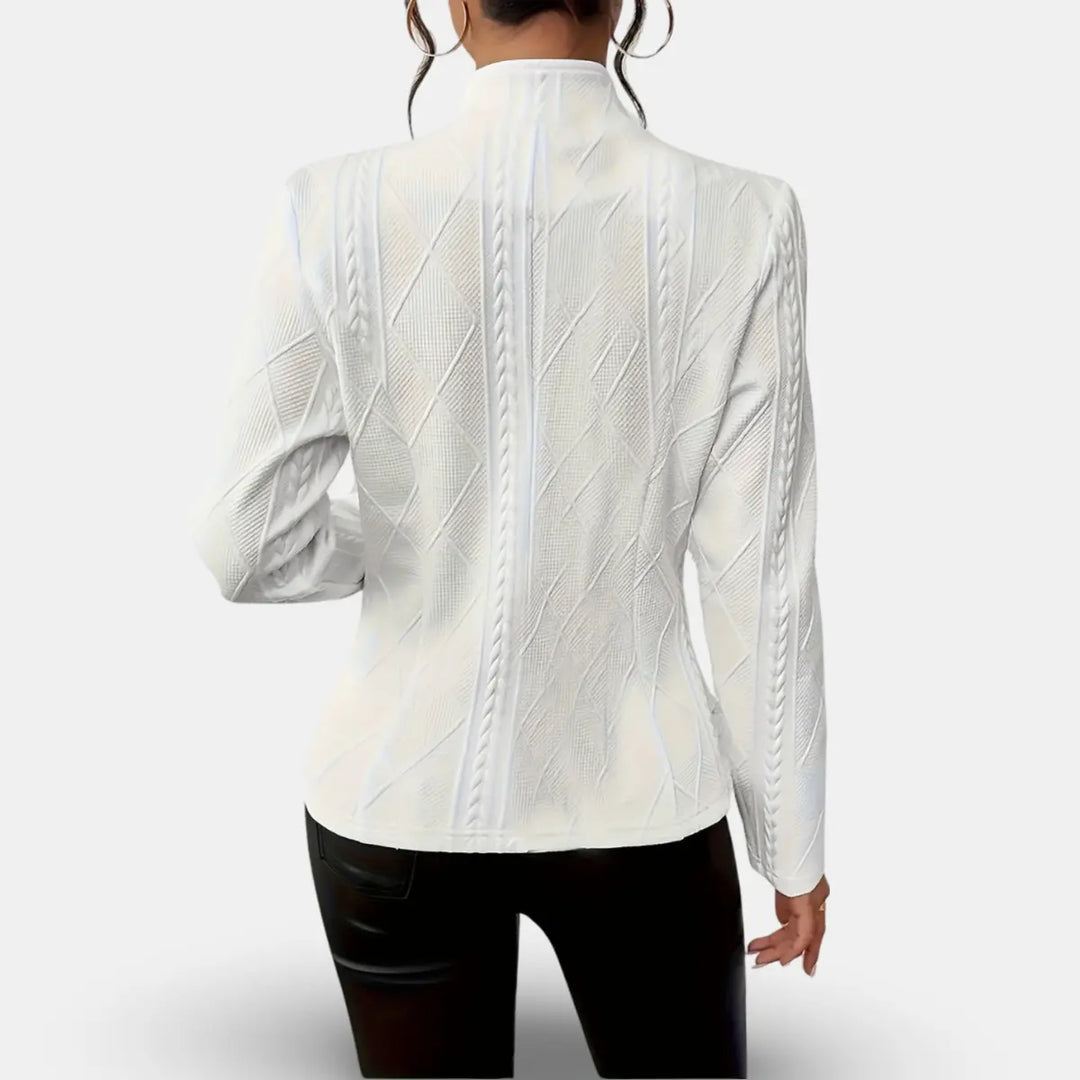 Luxe Textured Button-Up Blazer Jasmine's Boutique Australia