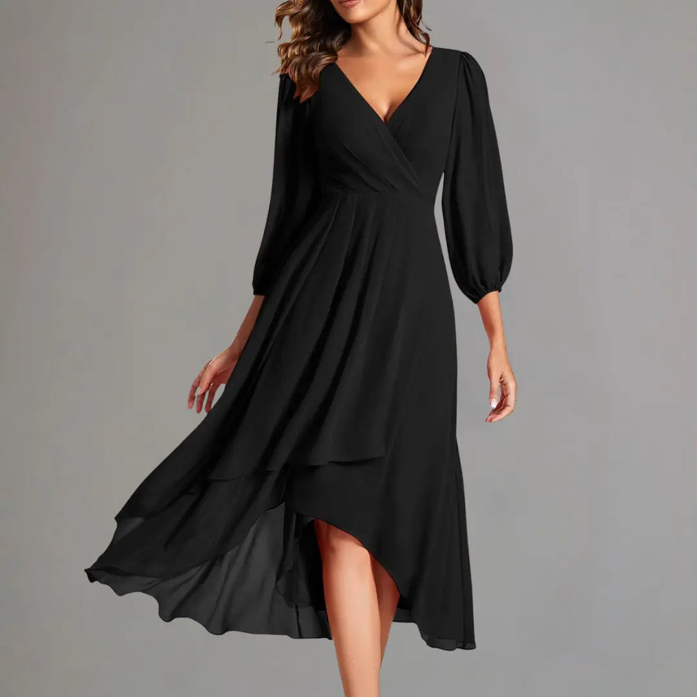 Rust Elegance Flowing Midi Dress Jasmine's Boutique Australia