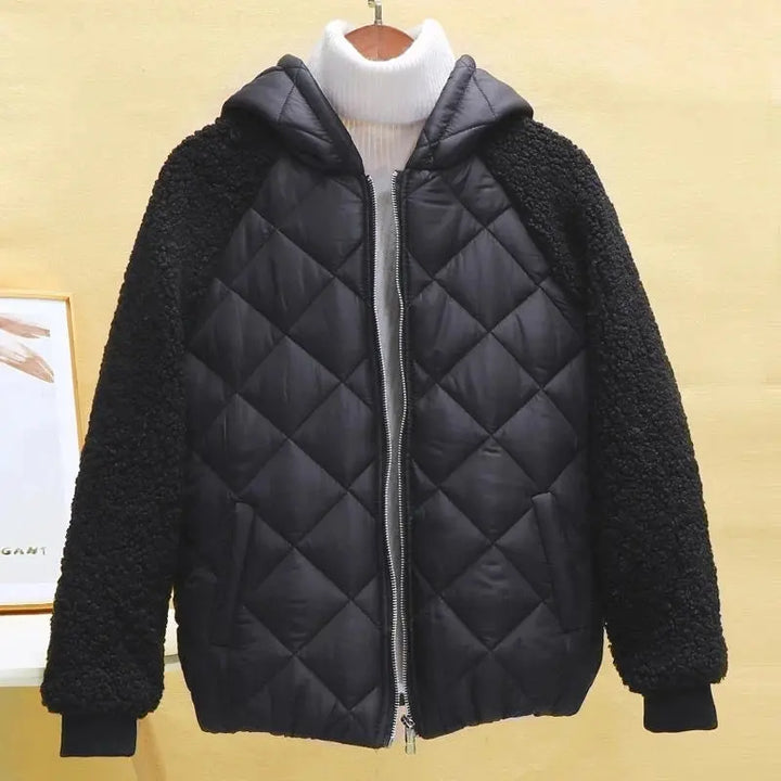 Quilted Sherpa Hybrid Jacket Jasmine's Boutique Australia