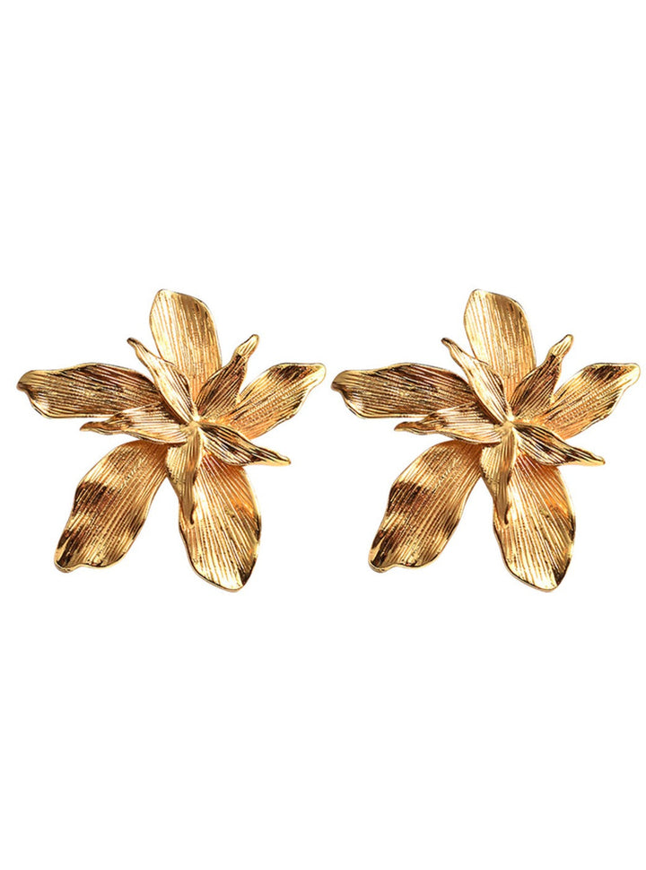 Metal Flower Earrings Jasmine's Boutique Australia