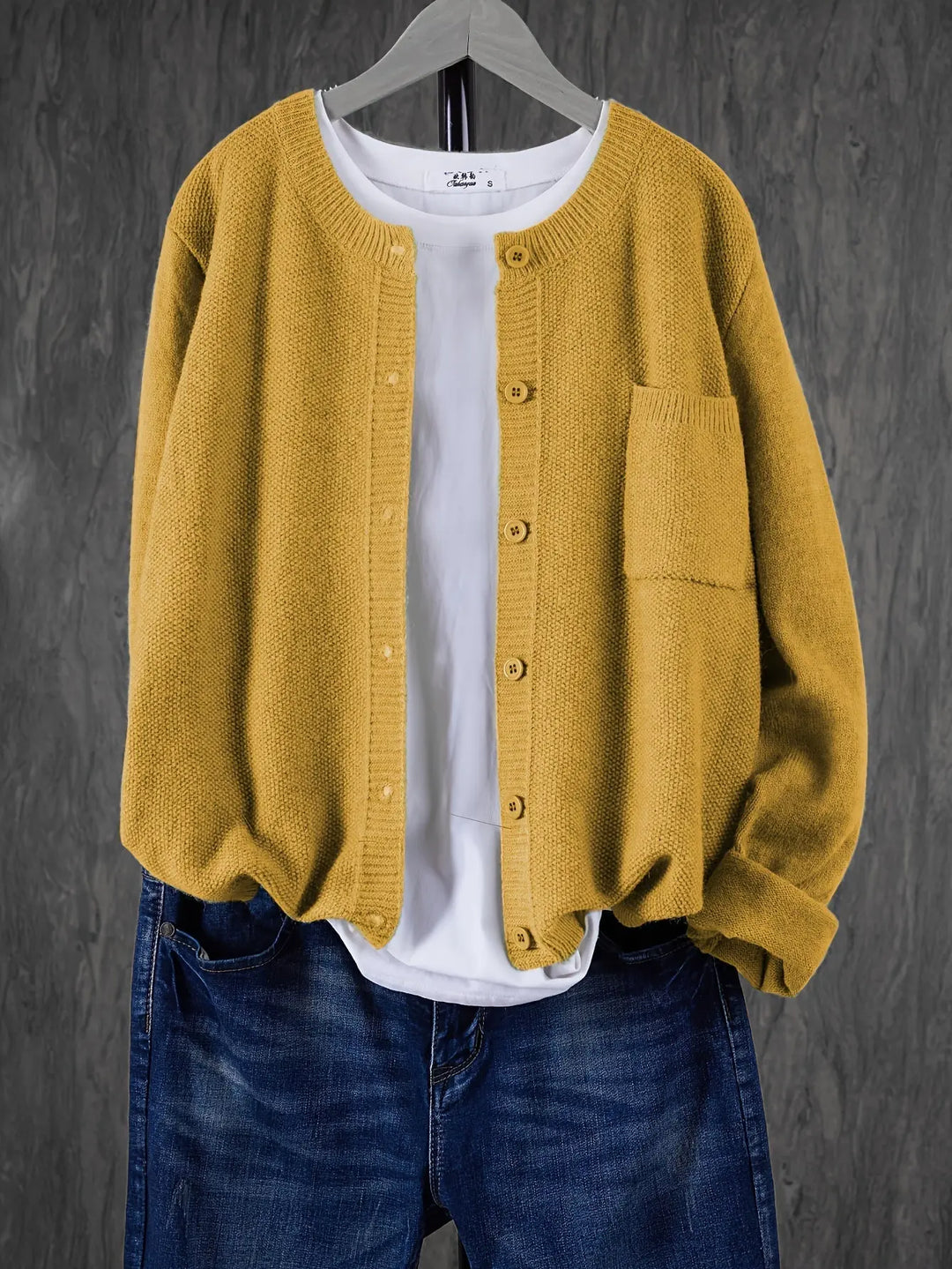 Golden Sun Button Cardigan Jasmine's Boutique Australia