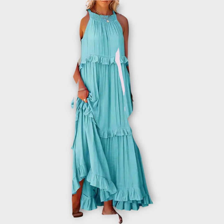 Dress with Thin Straps and Elegant Line Jasmine's Boutique Australia