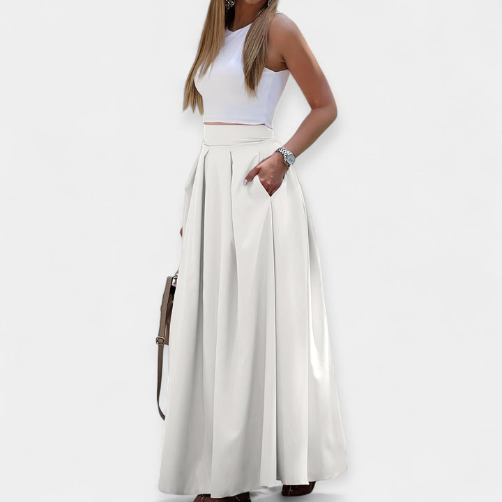 Blush Elegance Maxi Skirt Jasmine's Boutique Australia
