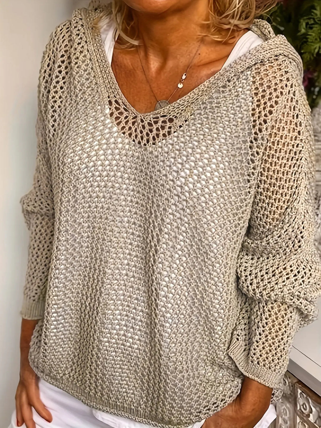 Coastal Breeze Loose Knit Sweater Jasmine's Boutique Australia