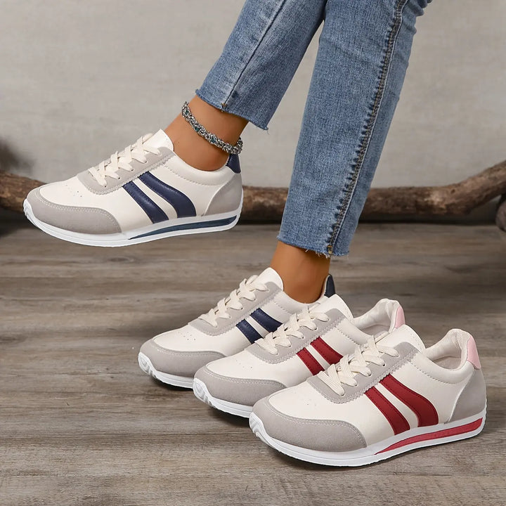 Retro Stripe Runner Sneakers Jasmine's Boutique Australia