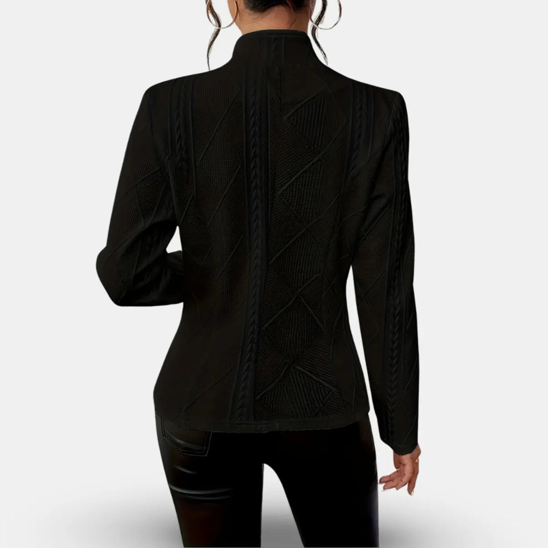 Luxe Textured Button-Up Blazer Jasmine's Boutique Australia