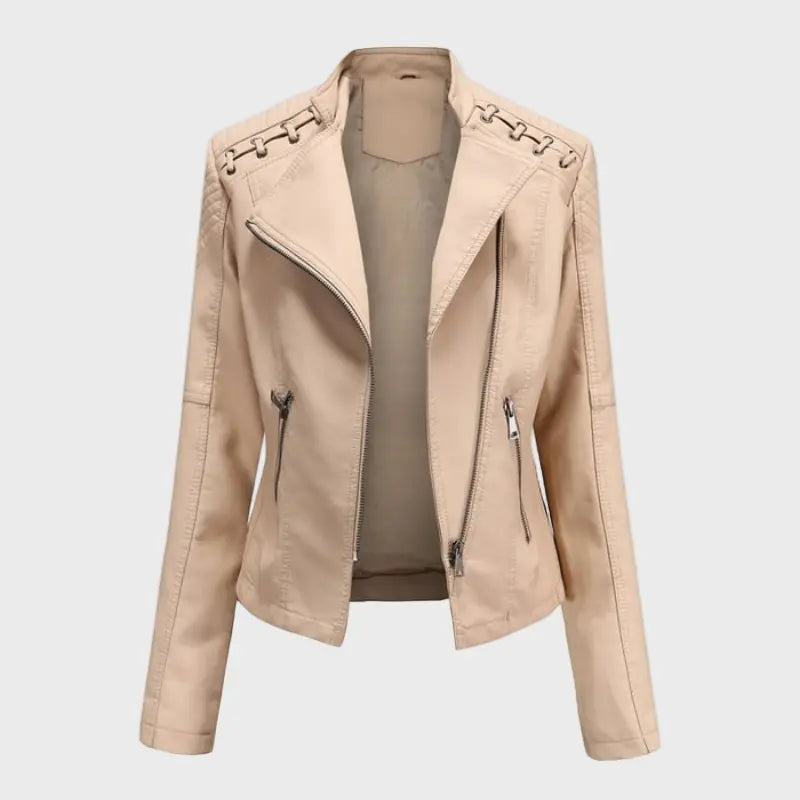 Ruby Edge Leather Jacket Jasmine's Boutique Australia