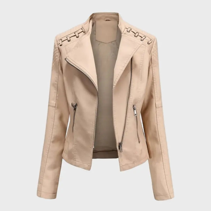 Ruby Edge Leather Jacket Jasmine's Boutique Australia