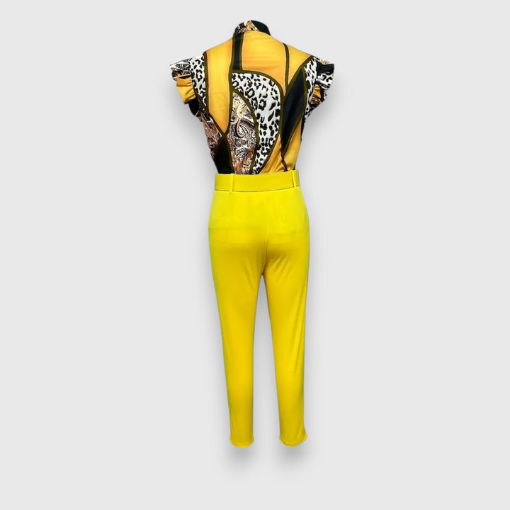 Two-Piece Set with Modern Leopard Print Jasmine's Boutique Australia