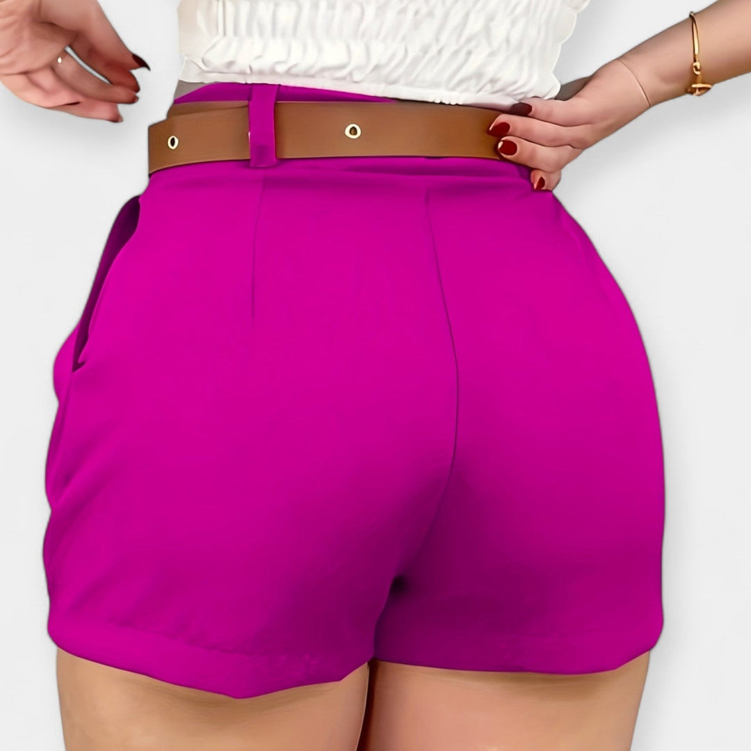 High-Waisted Pleated Shorts Jasmine's Boutique Australia