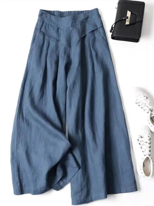 Coastal Breeze Wide-Leg Linen Pants Jasmine's Boutique Australia