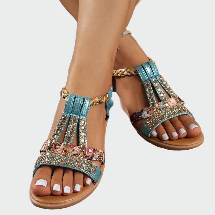 Bohemian Gemstone Sandals Jasmine's Boutique Australia
