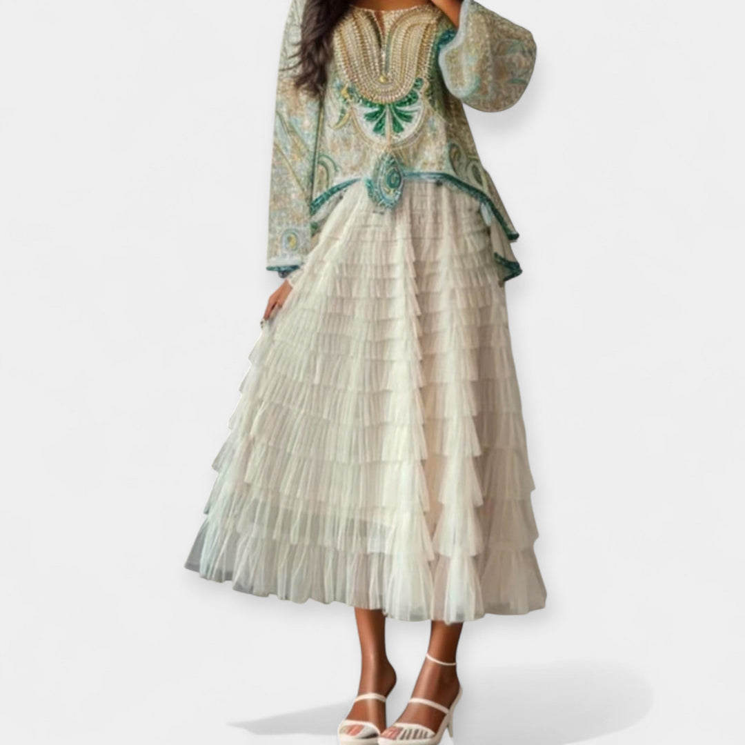 Elegant Tulle Skirt with Decorative Detail Jasmine's Boutique Australia