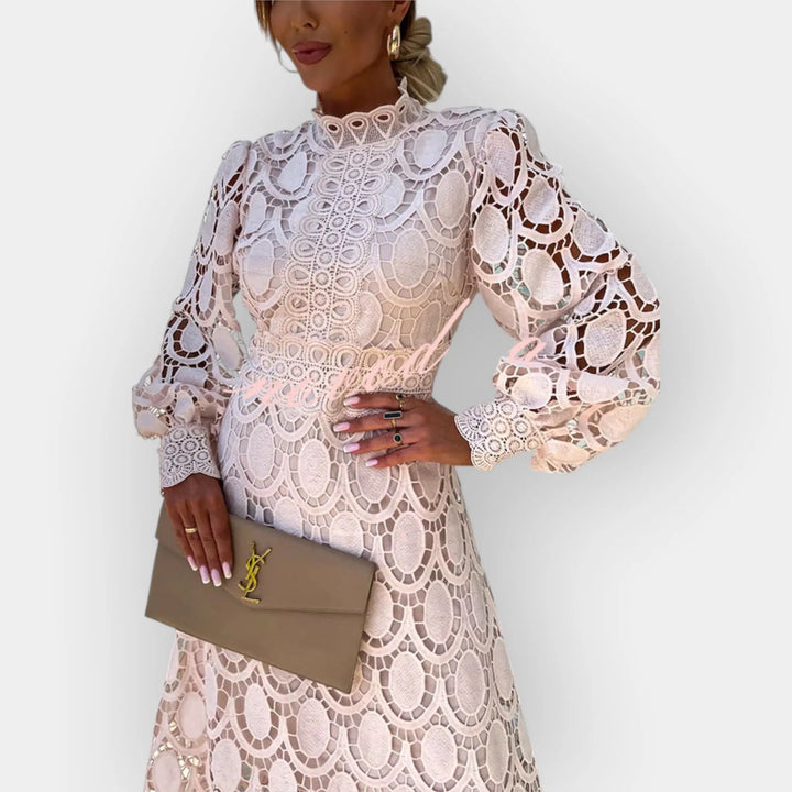 Romantic Dress with Lace Details Jasmine's Boutique Australia