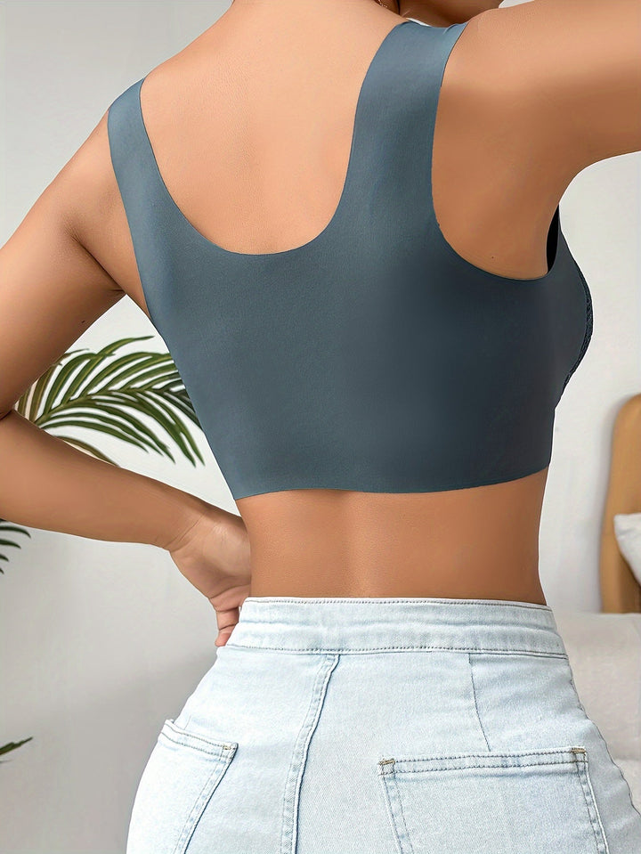 Velour Lace Comfort Bralette Jasmine's Boutique Australia