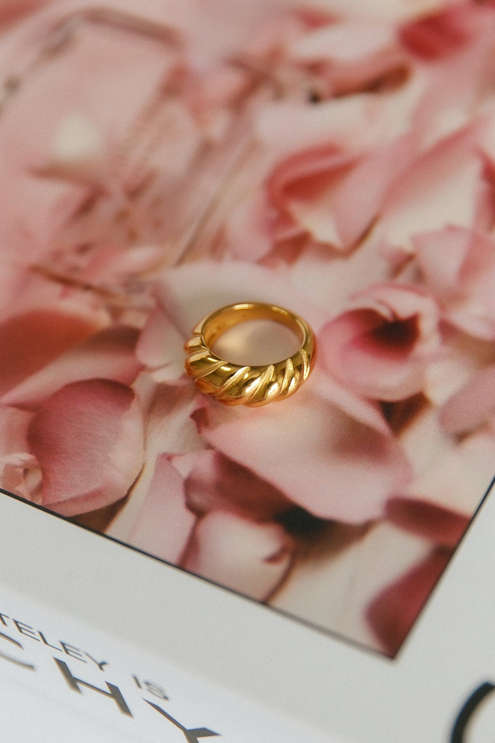 18K Gold-Plated Ring Daydreaming About You Jasmine's Boutique Australia