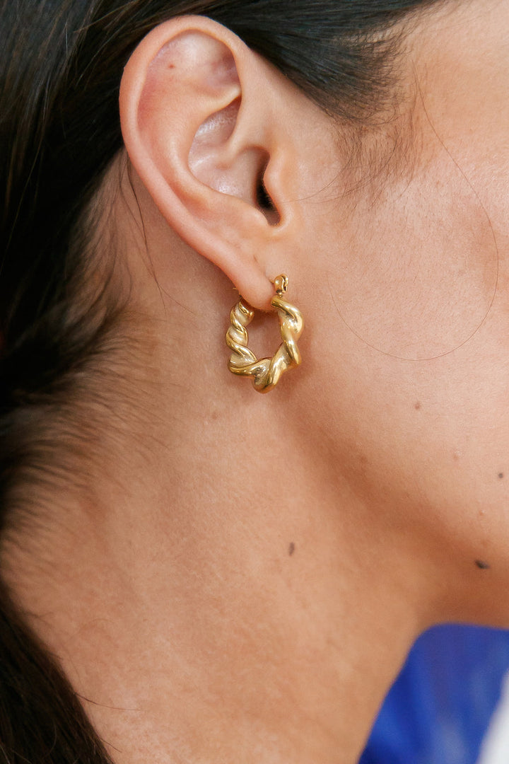 Updated Palette Gold-Plated 18K Earrings Jasmine's Boutique Australia