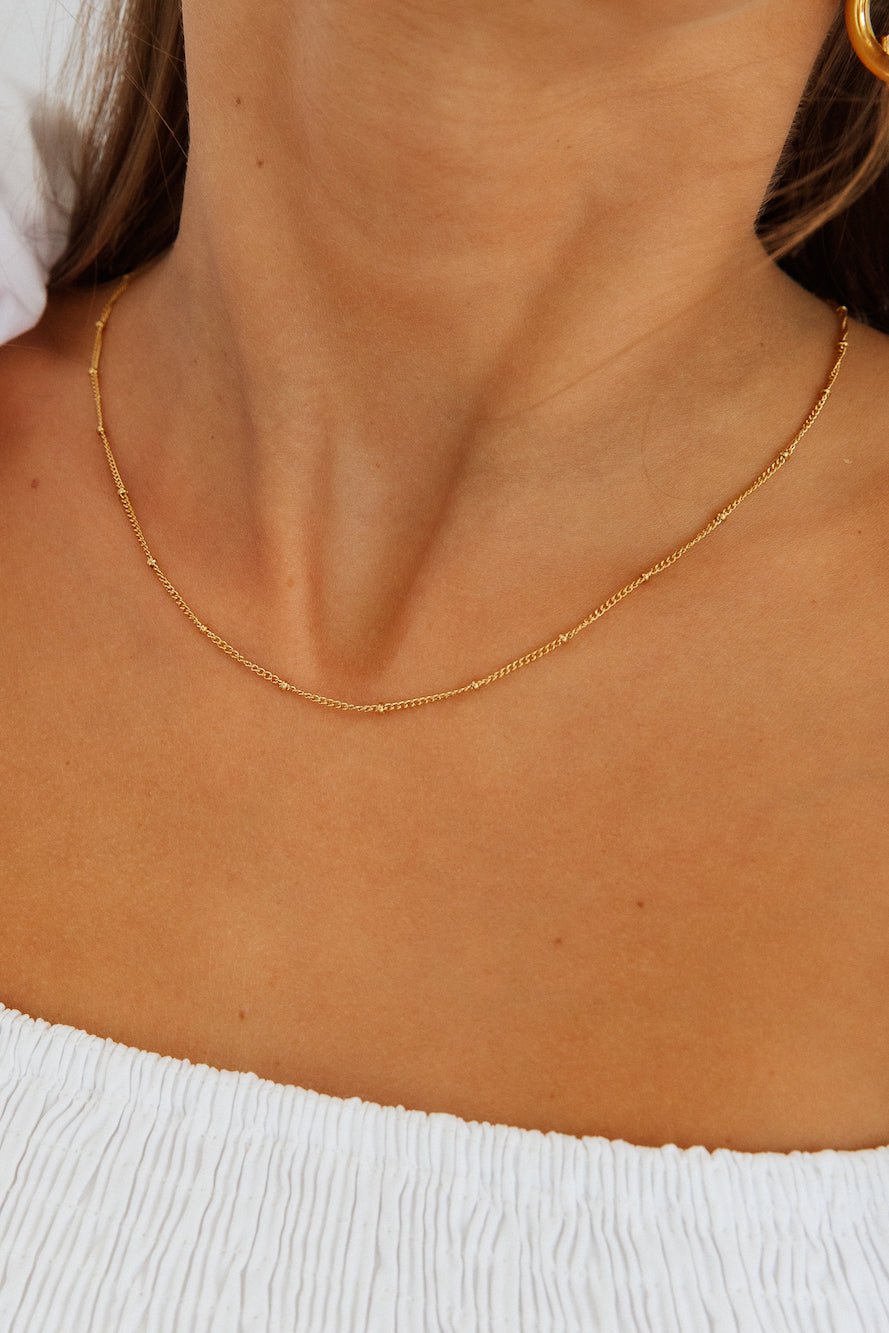 18K Gold My Delicacy Necklace Jasmine's Boutique Australia