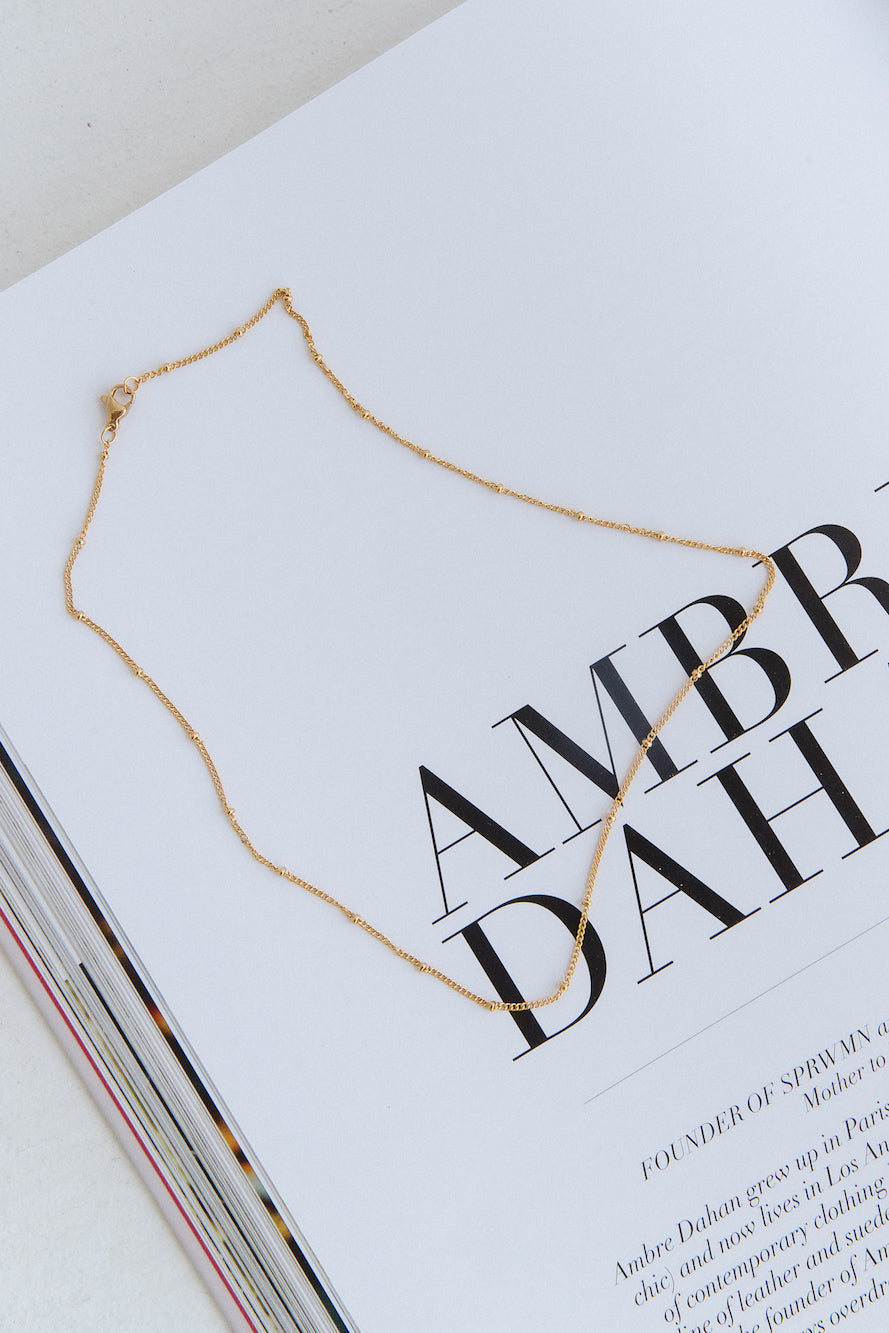18K Gold My Delicacy Necklace Jasmine's Boutique Australia