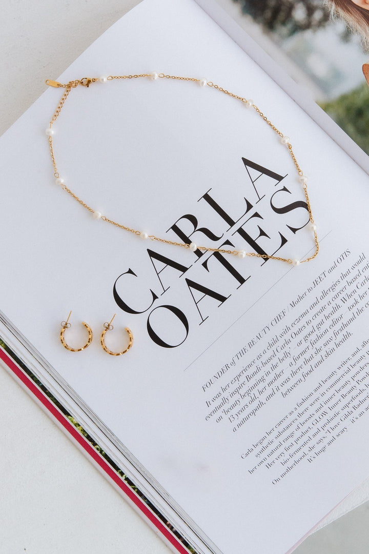 18K Gold Plated Union Of Ours Earrings Jasmine's Boutique Australia