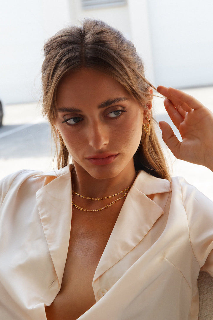 Love Necklace in 18 Karat Gold Plated Jasmine's Boutique Australia