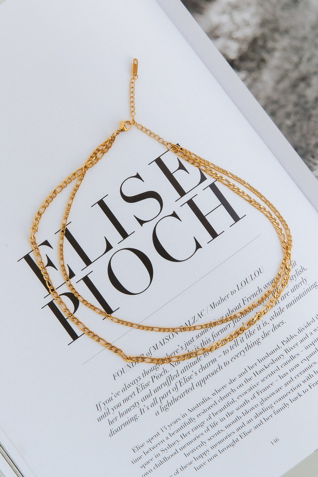 Love Necklace in 18 Karat Gold Plated Jasmine's Boutique Australia