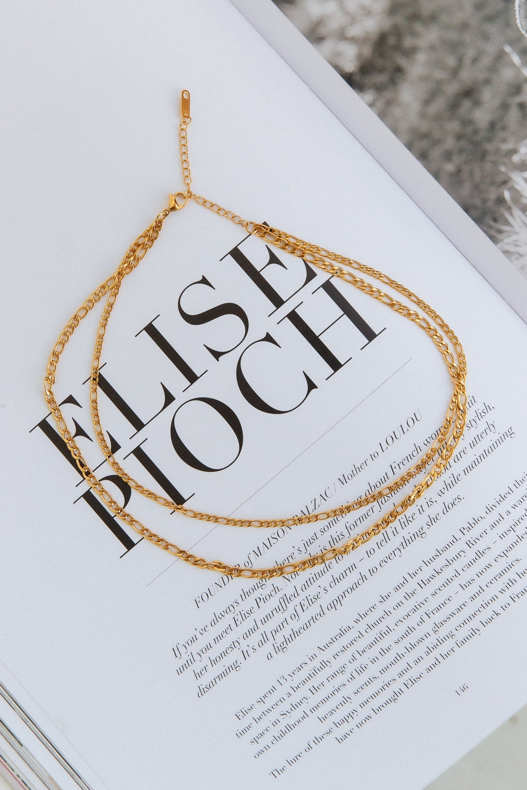 Love Necklace in 18 Karat Gold Plated Jasmine's Boutique Australia