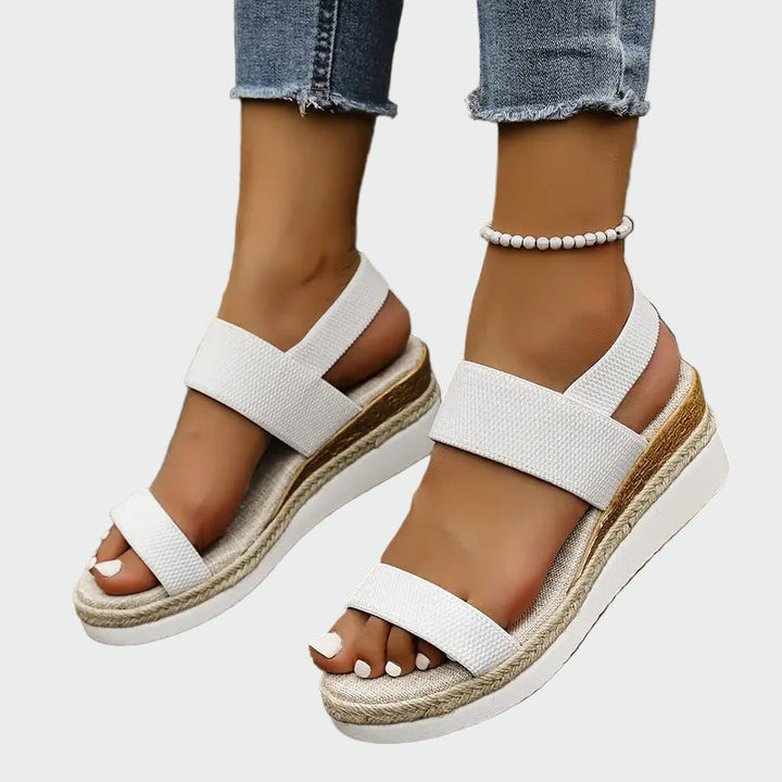 Elastic Strap Platform Sandals Jasmine's Boutique Australia