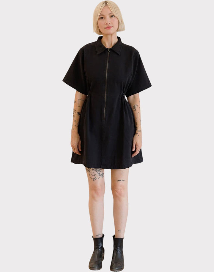 Noir Sping Zip Dress Jasmine's Boutique Australia