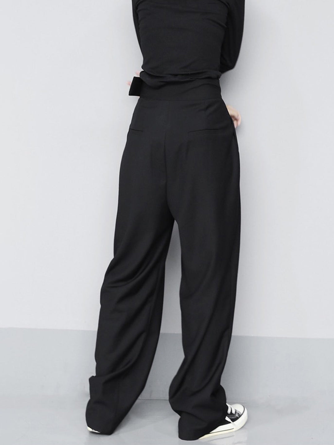 Hook-and-Loop Fastener Wide Leg Velcro Pants  Liora Lane Boutique Pants