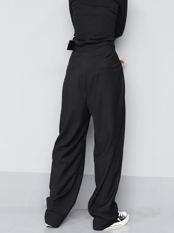 Hook-and-Loop Fastener Wide Leg Velcro Pants  Liora Lane Boutique Pants