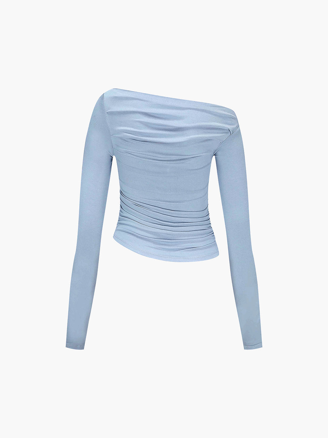 Asymmetrical Off Shoulder Long Sleeve Shirt  Liora Lane Boutique T-Shirts