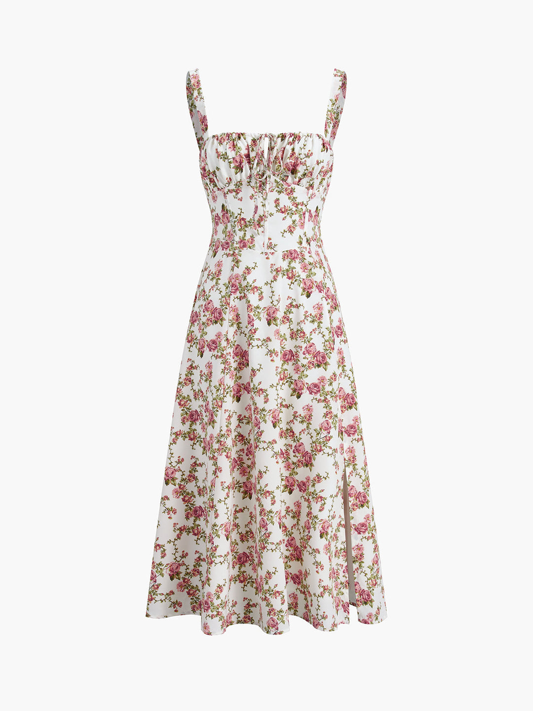 Rosebud Floral Midi Sundress  Liora Lane Boutique Floral Dresses