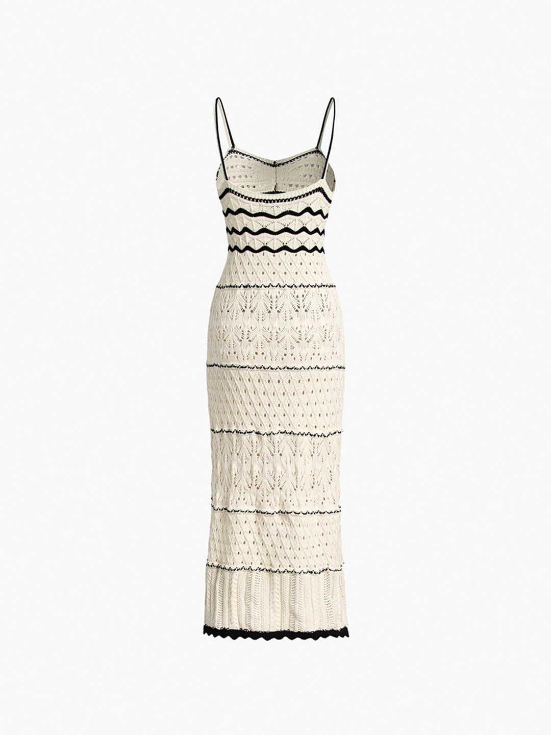 Paros Crochet Eyelet See Through Midi Dress  Liora Lane Boutique Sweater Dresses