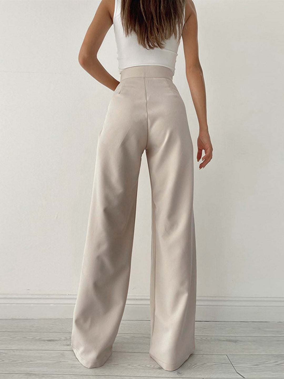 Palazzo Tied Wide Leg Dress Pants  Liora Lane Boutique Pants