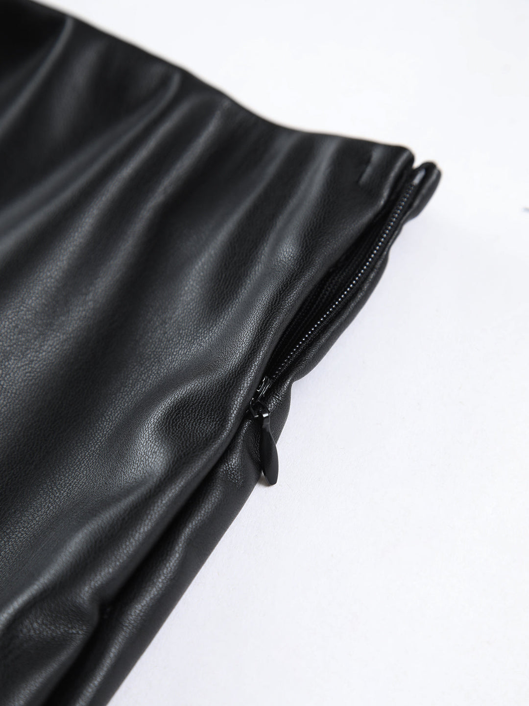 Faux Leather Zippered Mini Skirt  Liora Lane Boutique Skirts