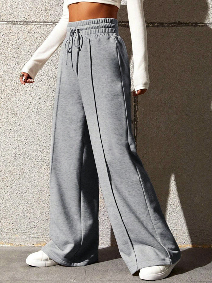 City Walk Wide Leg Sweatpants  Liora Lane Boutique Sweatpants
