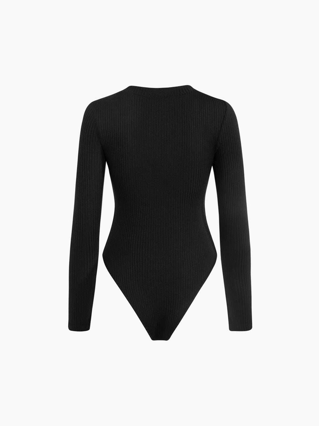 Button Down Rib Long Sleeve Bodysuit  Liora Lane Boutique Bodysuits