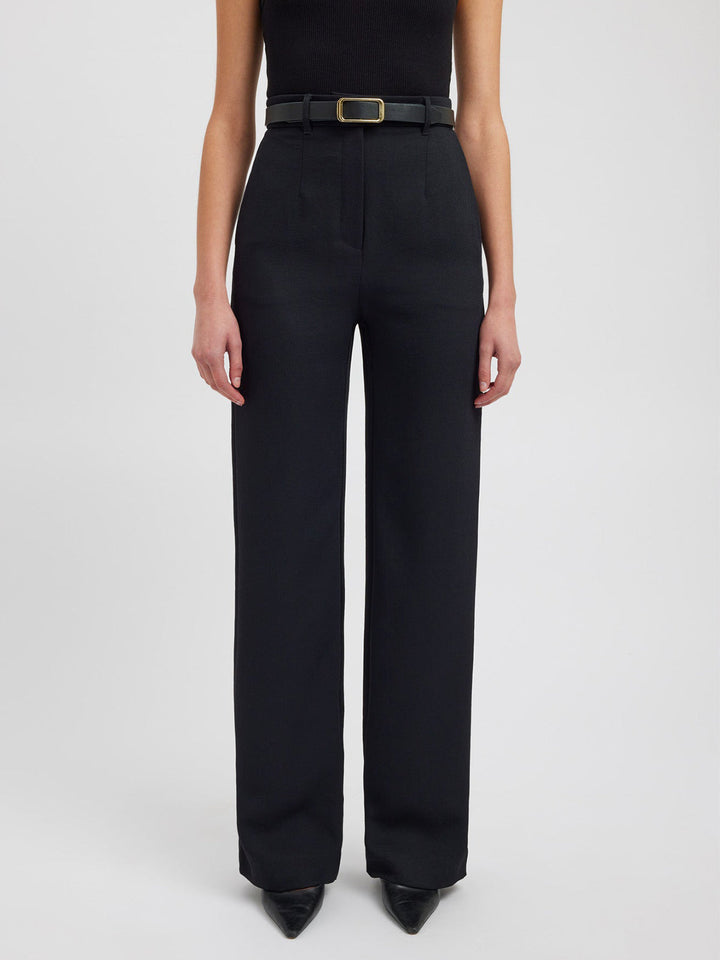Business Casual Pockets Straight Pants  Liora Lane Boutique Pants Black / XL 48.00